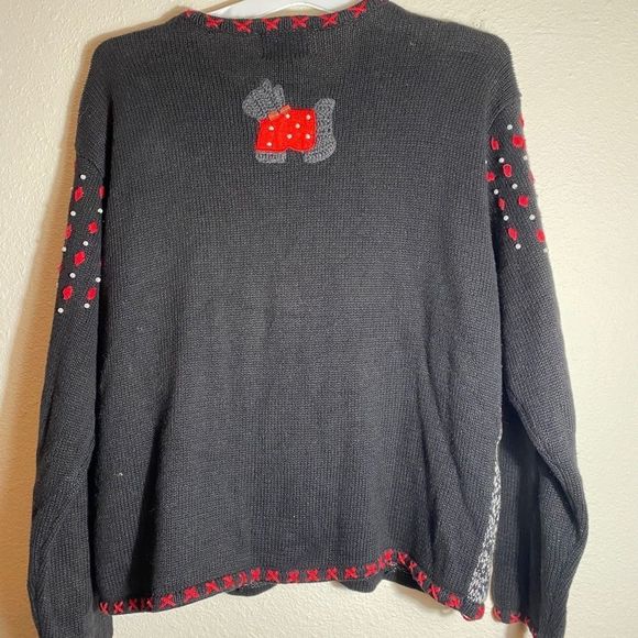Vintage Designers Originals Studio Christmas Cardigan Sweater AS IS - Picture 2 of 8
